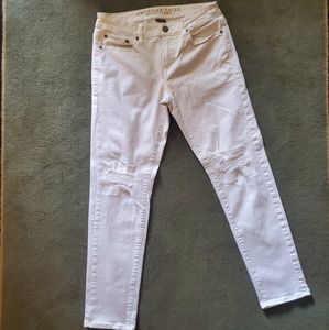 American Eagle Extreme Flex Skinny Ripped Jeans